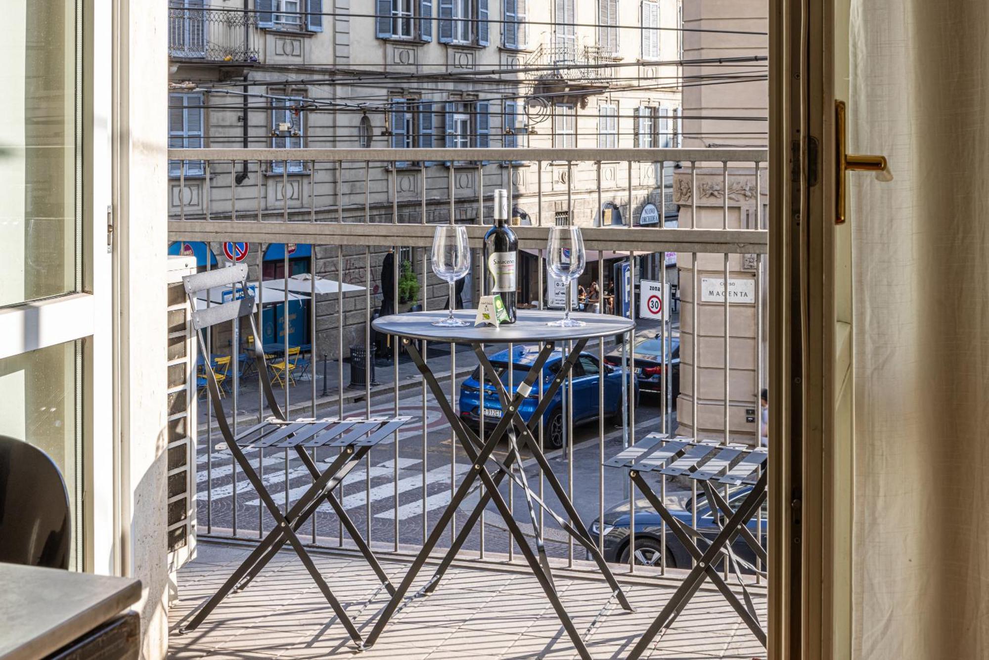 Ferienwohnung Ca' Magenta Mailand Exterior foto